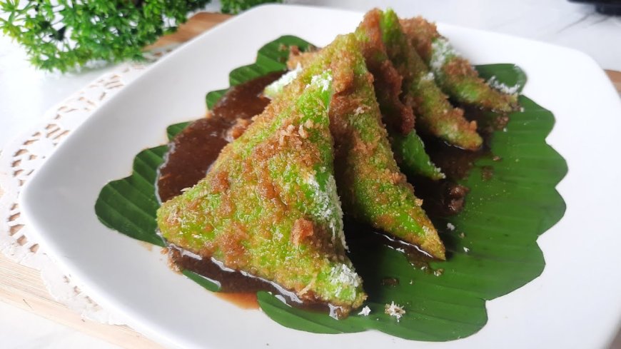 Kue Lupis Ketan Coklat Kacang