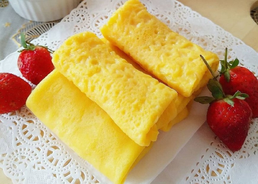 Kue Dadar Gulung Labu