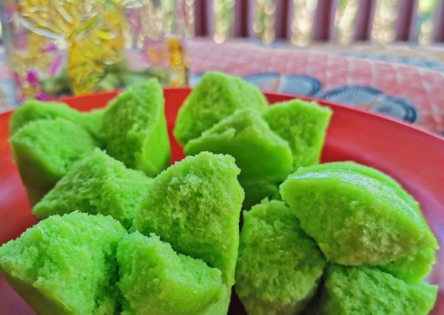 Kue Mangkok Pandan