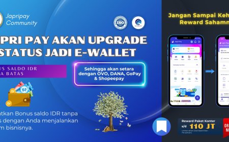 Kenali E-Wallet setiap Marketplace dan Aplikasi Lainnya Agar belanja setiap kebutuhan Anda  bisa dapat saham Pra IPO Japri Pay