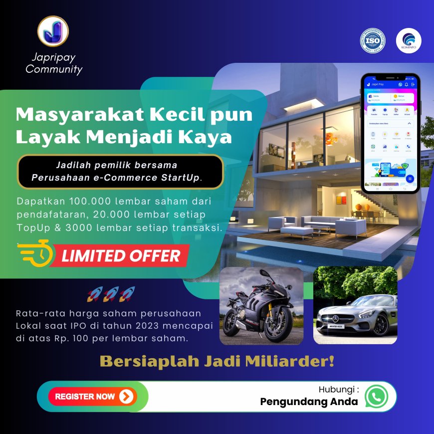 Pentingnya Mengumpulkan Aset Saham Pra IPO Japri Pay