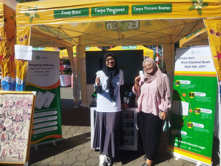 Booth Ghani Gold Hadir di Acara Hari UMKM Nasional ke-8 Bandung 2024