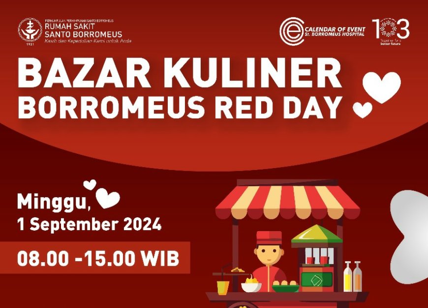 Bazar Kuliner Borromeus Red Day 2024