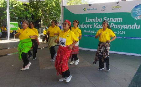 Kader Posyandu NTT Ikuti Lomba Senam