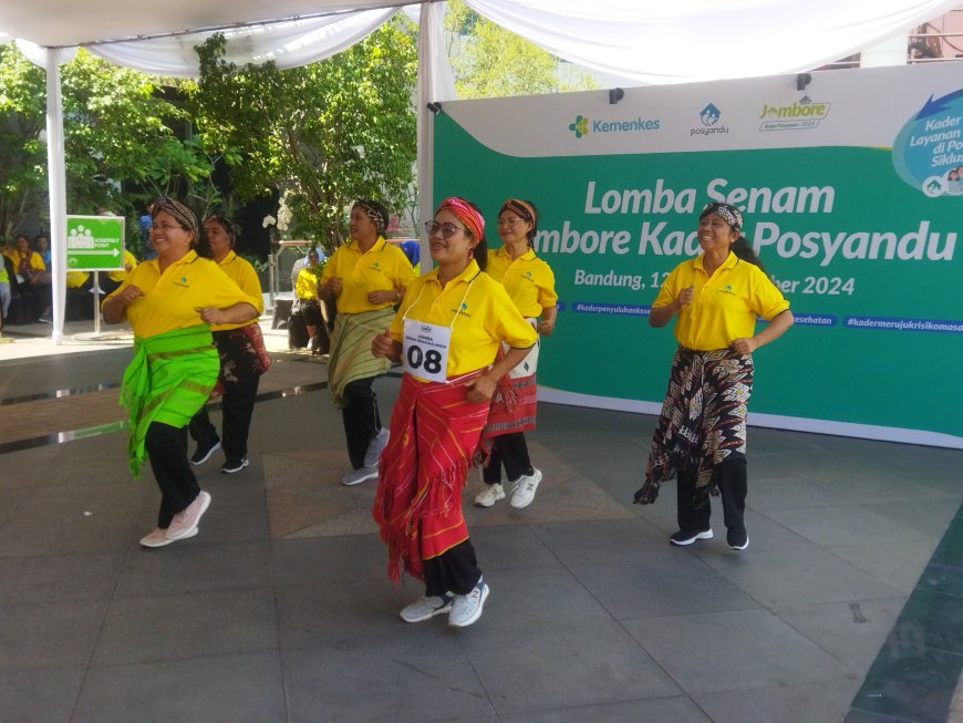 Kader Posyandu NTT Ikuti Lomba Senam