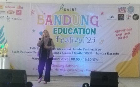 Istri Wakil Walikota Bandung Terpilih Membuka Bandung Education Festival 2025