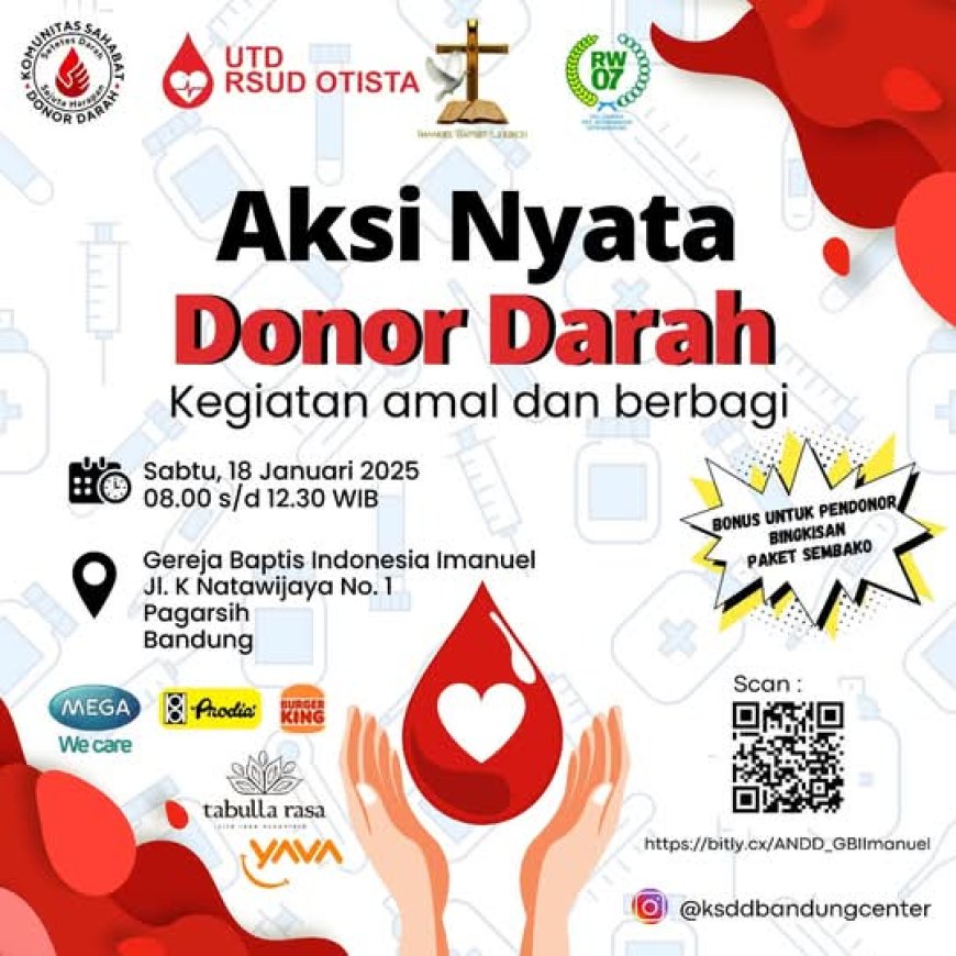 GBI Imanuel : Aksi Nyata Donor Darah