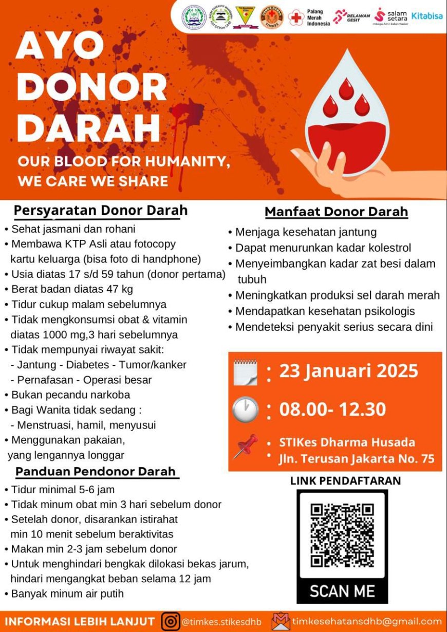 STIKes Dhama Husada : Donor Darah 2025