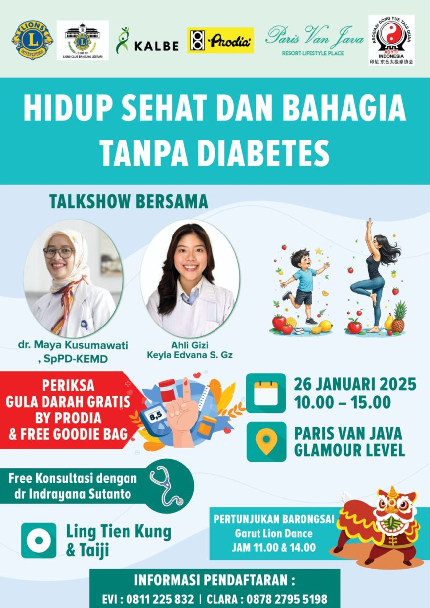 Lions Club Bandung Lestari: Cek Gula Darah GRATIS!!!...