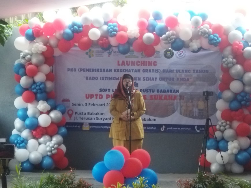Kadis Kesehatan Jabar Beri Sambutan Acara Peluncuran Program Pemeriksaan Kesehatan Gratis