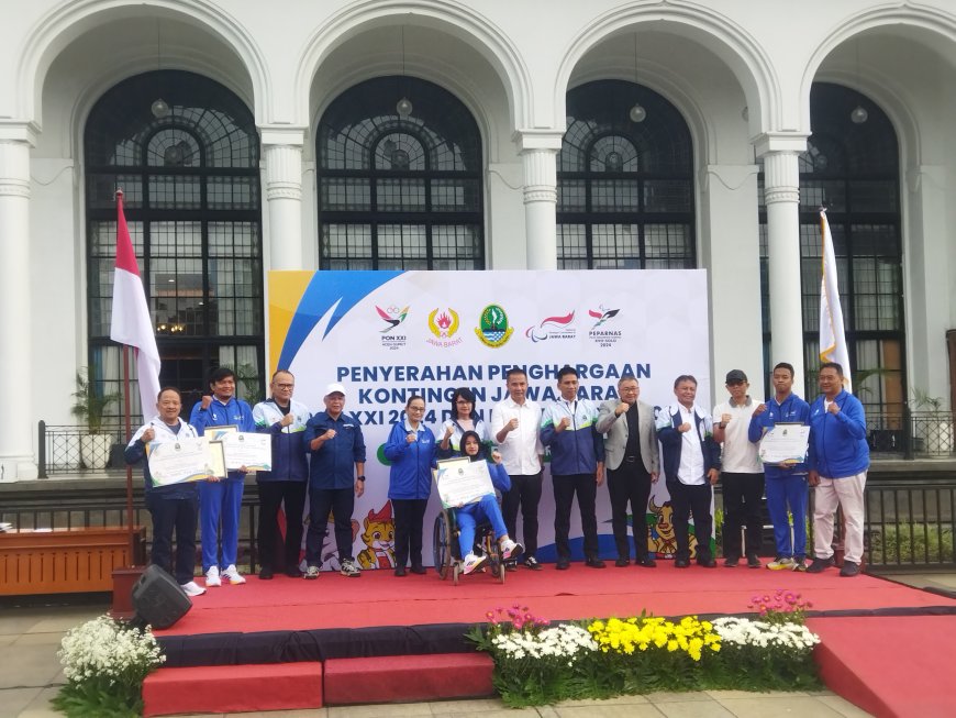 Pj Gubernur Jabar Berikan Apresiasi Kepada Atlet PON XXI & PEPARNAS XVII 2024