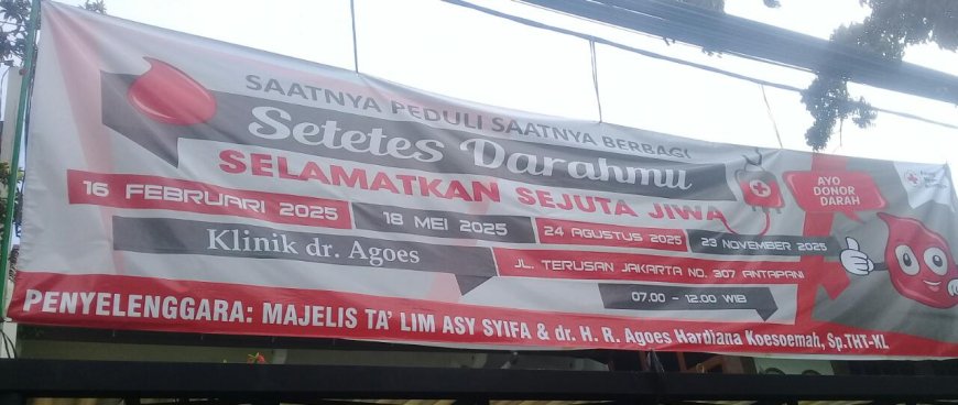 Klinik dr. Agoes: Yuk Donor Darah !...