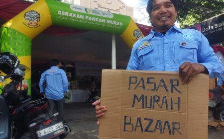 Bandera Gelar Pasar Murah Guna Stabilisasi Pasokan & Harga Pangan di Kota Bandung