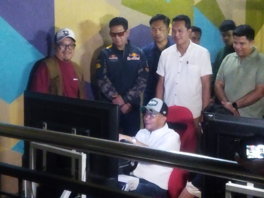 Wagub Buka Sunset Parking di Rooftop Pasar Baru Trade Center Bandung