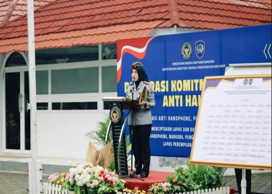 Lapas Perempuan Bandung Deklarasi Komitmen Zero Halinar