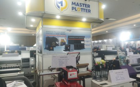 MASTER PLOTTER Tampilkan Teknologi Plotter Terbaru di IAPE 2025 Bandung