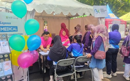 RSUD Bandung Kiwari Ramaikan Fun Run Bersama Difabel di Balai Kota Bandung