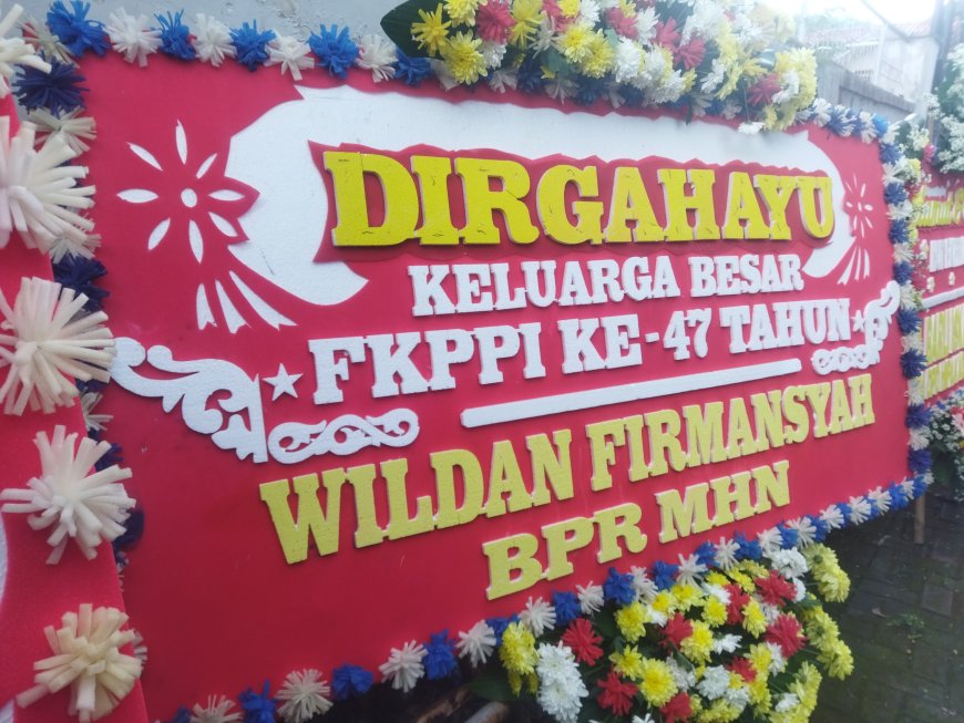 FKPPI Jabar Terima Karangan Bunga dari Direktur BPR MHN di HUT ke-47