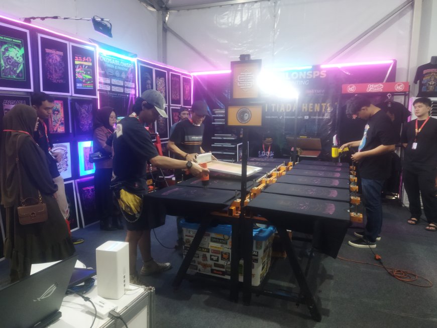 TOKOSABLONSPS Hadir di IAPE 2025 Bandung, Buka Booth dan Gelar Pelatihan Sablon
