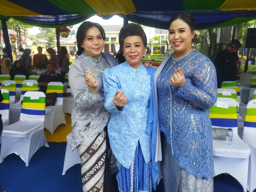 Mamih Yeane, Duta Kampung Toleransi, Hadiri Upacara Hari Jadi Kota Bandung ke-215