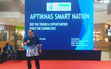 Fanky Christian Paparkan APTIKNAS SMART NATION di APTIKNAS TECHSUMMIT 8th 2025 Bandung