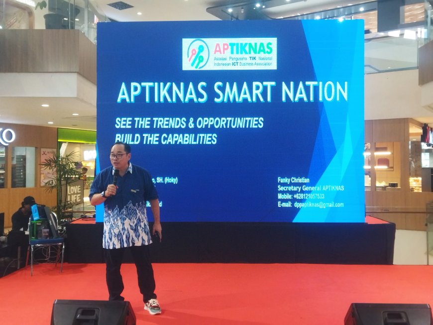 Fanky Christian Paparkan APTIKNAS SMART NATION di APTIKNAS TECHSUMMIT 8th 2025 Bandung