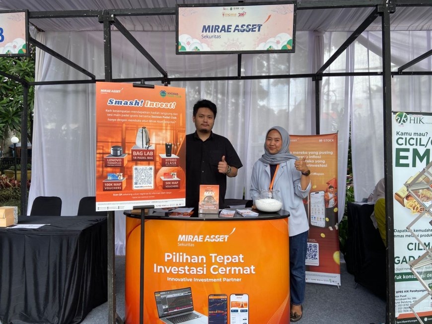 Booth Mirae Asset Sekuritas Jadi Pusat Perhatian di FIN EXPO OJK 2025 Bandung