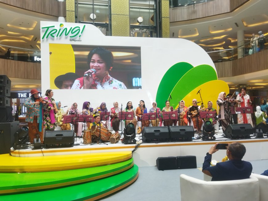 Group Musik Perempuan “Sora Wanodja” Buka Meriah Festival Tring! by Pegadaian di Trans Studio Mall Bandung