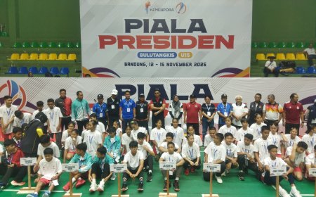 Kejuaraan Bulutangkis U-15 Piala Presiden 2025 Resmi Digelar: IGORNAS dan Kemenpora Siapkan Bibit Emas Menuju Indonesia 2045
