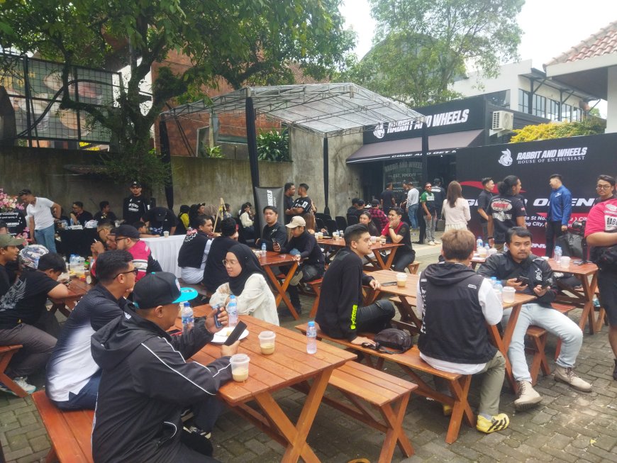 Rabbit & Wheels Resmikan Toko Kedua di Jl. Riau Bandung, Meriah Dihadiri Ratusan Bikers