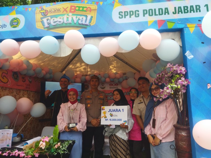 SPPG Polda Jabar Raih Juara 1 Penyedia Makan Bergizi Terbaik di Bandung, Naminaniar Bogarasa Ungkap Kunci Sukses