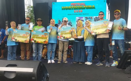 Distanhorbun Kabupaten Bogor Raih Juara 1 Stand Pameran Terbaik di Festival Hortikultura 2025