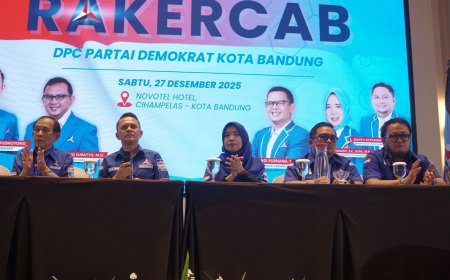 DPC Partai Demokrat Kota Bandung Gelar RAKERCAB 2025, Perkuat Konsolidasi dan Soliditas Kader