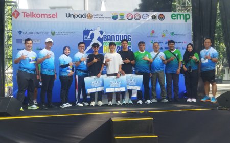 Bandung Communication Run 2025 Gaungkan “Run in Harmony”, Ribuan Peserta Padati Balai Kota Bandung