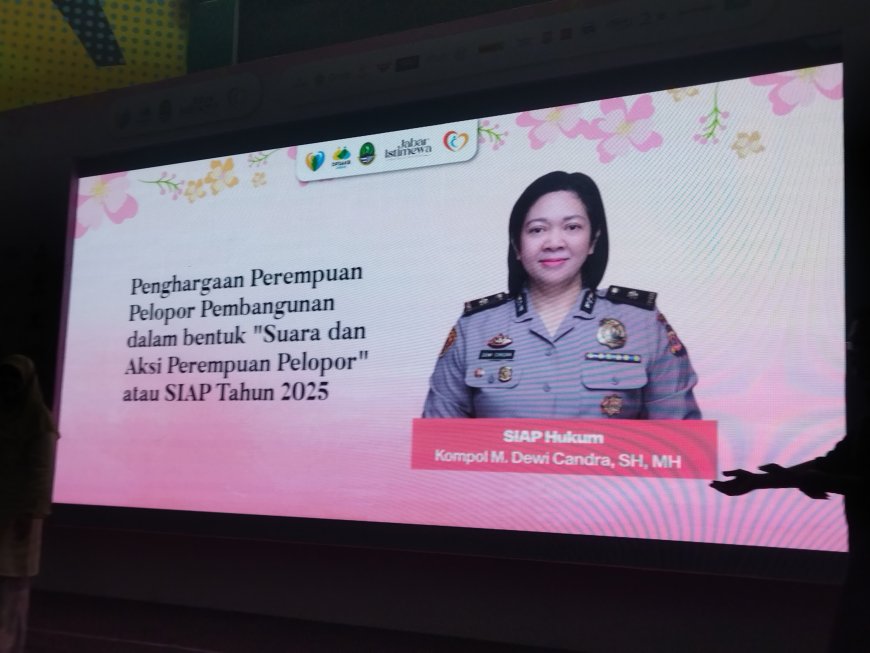 Kompol M. Dewi Candra Raih Penghargaan SIAP Hukum 2025 pada Peringatan Hari Ibu ke-97 Jawa Barat