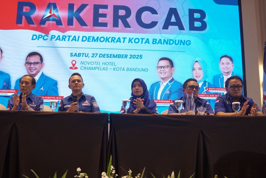 DPC Partai Demokrat Kota Bandung Gelar RAKERCAB 2025, Perkuat Konsolidasi dan Soliditas Kader