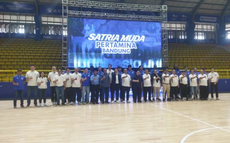 Kehadiran Kuswara S. Taryono Perkuat Dukungan Jadikan Bandung Destinasi Wisata Olahraga di Peluncuran Satria Muda Pertamina Bandung 2026