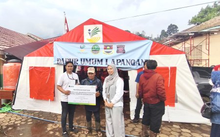 Pegadaian Kanwil X Jawa Barat Sigap Salurkan Bantuan Darurat untuk Korban Longsor Cisarua