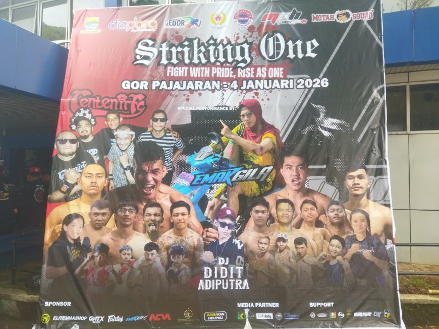 Striking One 2026 Jadi Ajang Pencarian Bakat Tarung, MPH Community Hadirkan Wadah Positif bagi Anak Muda Bandung