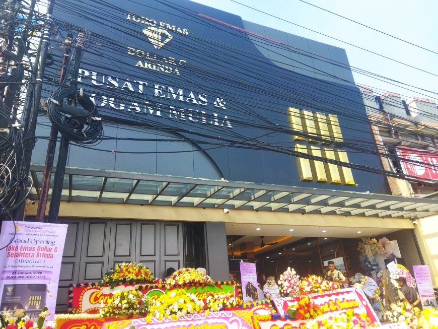 Toko Emas DOLLAR C Arinda Resmi Buka Cabang Ke-3 di Rancaekek, Tawarkan Emas Berkualitas dan Hadiah Menarik