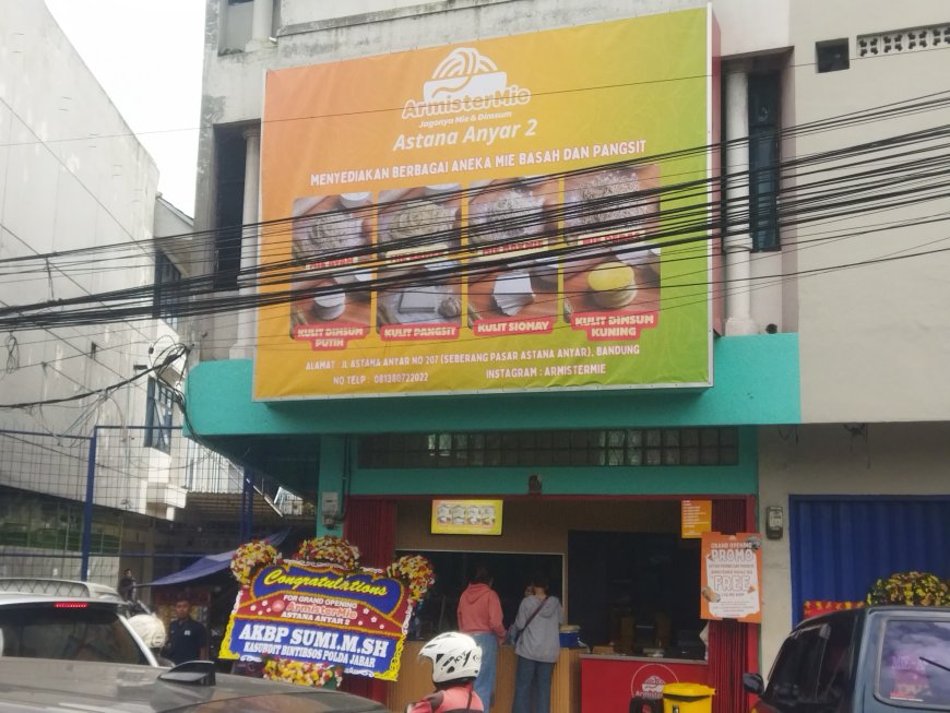 ArmisterMie Astana Anyar 2 Resmi Dibuka, Jadi Pusat Bahan Baku Mie dan Dimsum di Bandung