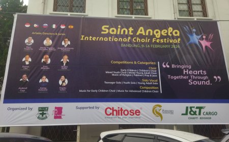 Saint Angela International Choir Festival 2026 Satukan Harmoni Dunia di Kota Bandung