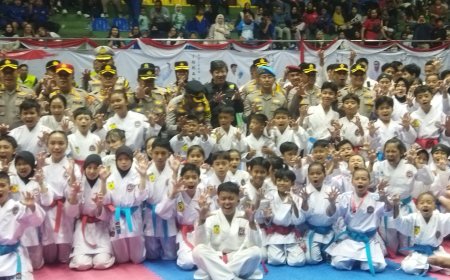 Sekum KONI Jabar Hadiri Pelantikan Pengda INKANAS Jabar dan Penutupan Kejurda Karate Kapolda Cup VII 2026
