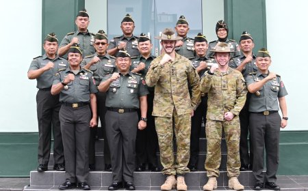 Perkuat Kerja Sama Militer, Kodiklatad Terima Kunjungan Atase Darat Australia