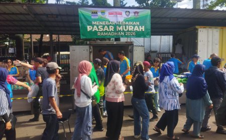 Menebar Kebaikan di Bulan Suci, Pasar Murah Ramadhan 2026 Hadir Bantu Warga Bandung