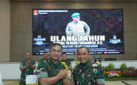 Perkuat Nilai Spiritual dan Kebersamaan di Bulan Suci, Kasad Jenderal TNI Maruli Simanjuntak Buka Puasa Bersama Keluarga Besar Kodiklatad