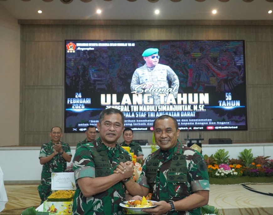 Perkuat Nilai Spiritual dan Kebersamaan di Bulan Suci, Kasad Jenderal TNI Maruli Simanjuntak Buka Puasa Bersama Keluarga Besar Kodiklatad