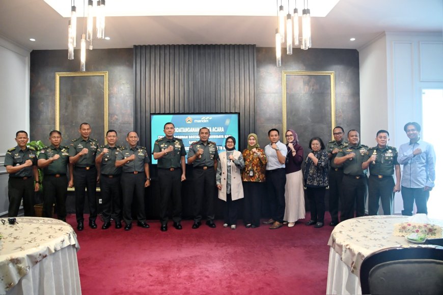 Perkuat Sinergi dan Pemberdayaan, Dankodiklatad Pimpin Penandatanganan Perjanjian Bantuan Pembangunan Greenhouse Kopi