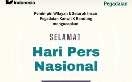 Pegadaian Kanwil X Jawa Barat Apresiasi Insan Pers pada Peringatan Hari Pers Nasional 2026