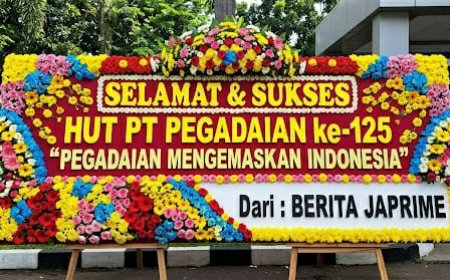 Japrime Mengucapkan Selamat HUT ke-125 PT Pegadaian: Terus Berkilau MengEmaskan Indonesia